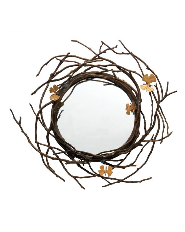 Butterfly Ginkgo Mirror